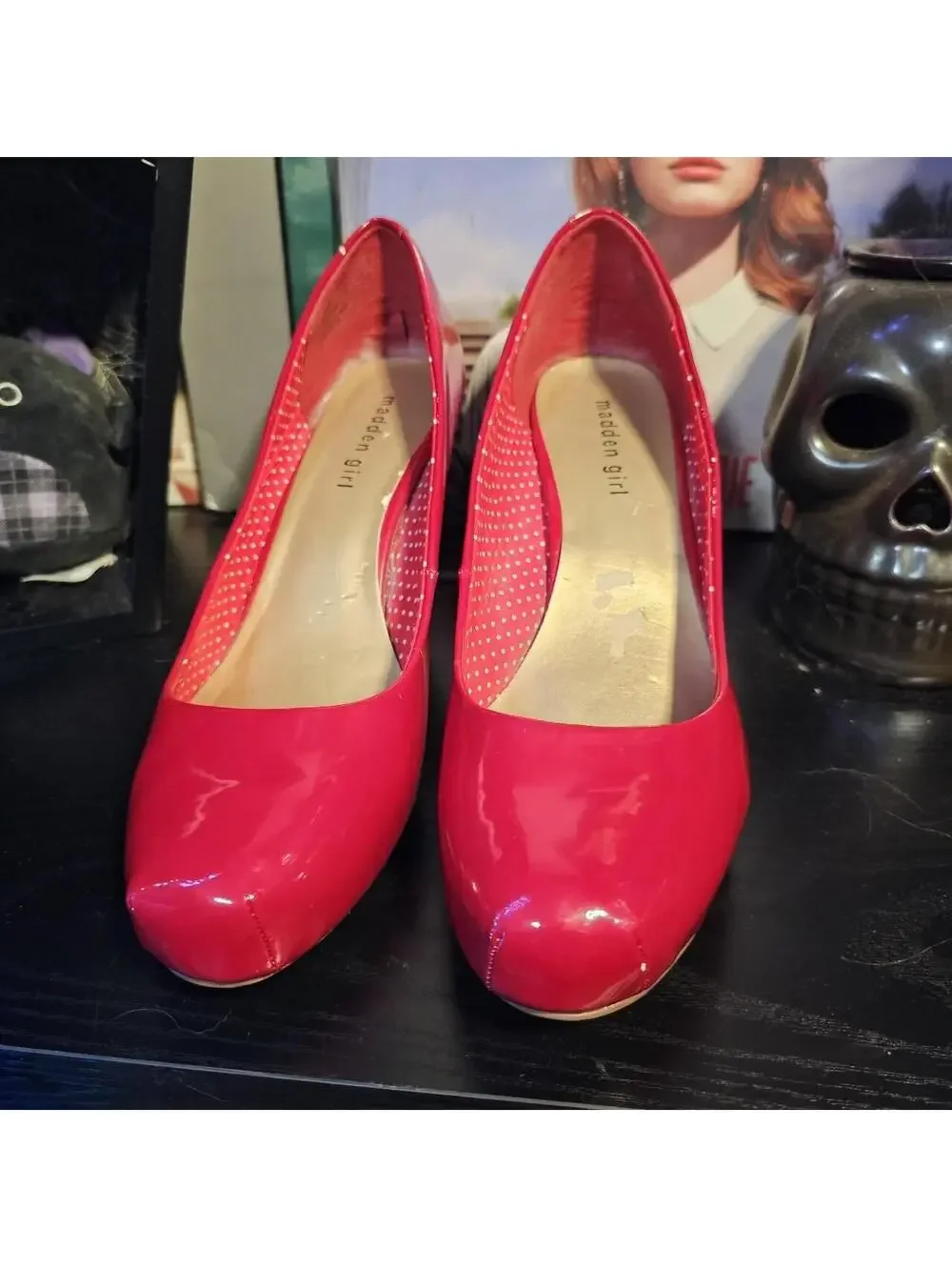 Madden Girl Women's Red Court
